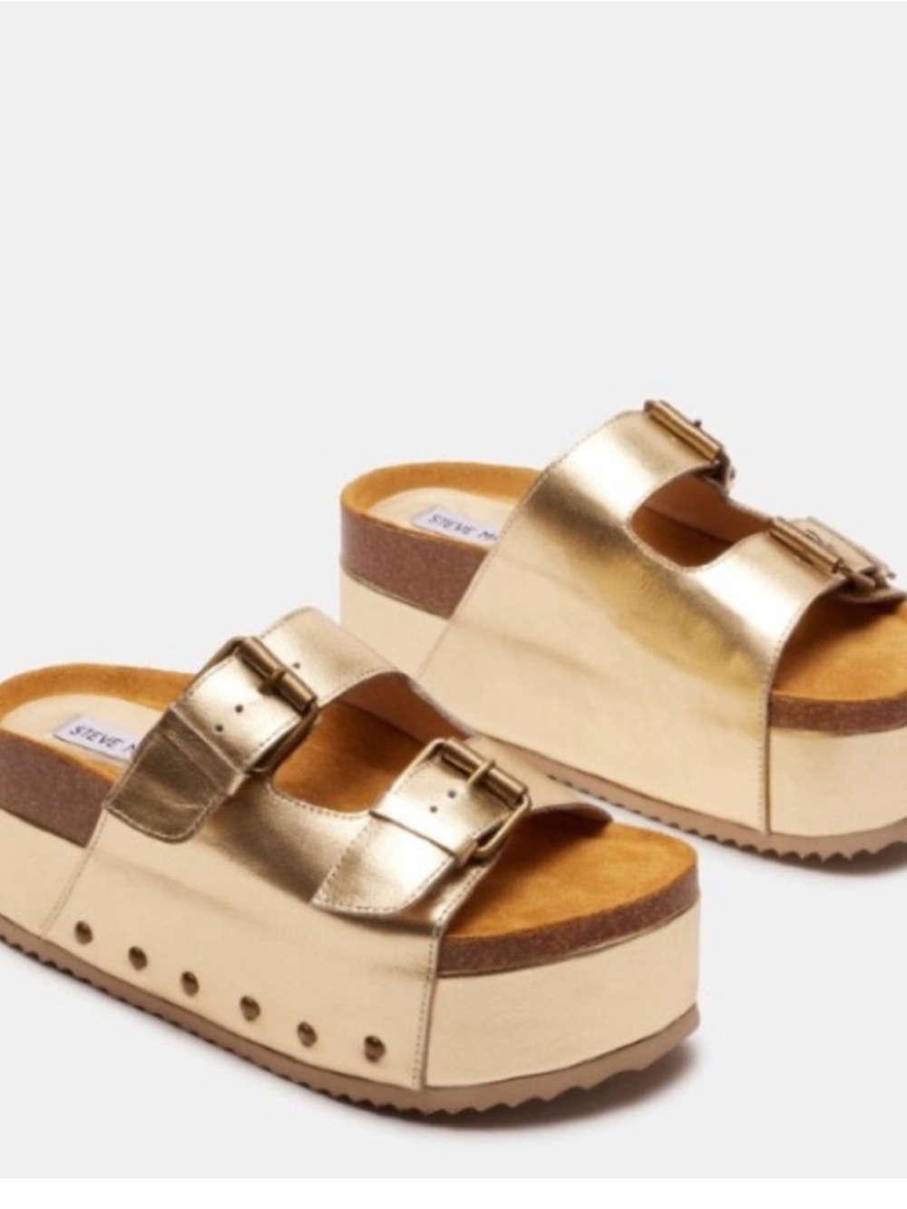 Steve Madden Kali Gold Leather
Size 10. New Without Box Size 10